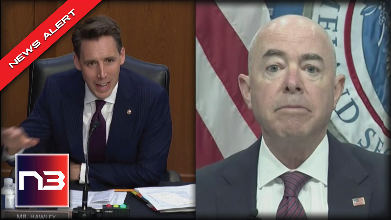 Hawley Rips Off Mayorkas’ Mask On House Floor Over Claims Border Plan Is Working