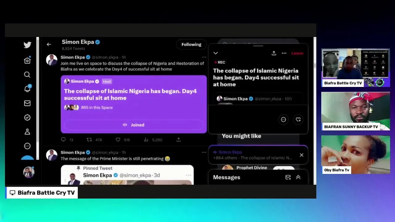 TWITTER. FREEDOM SERMON. Share