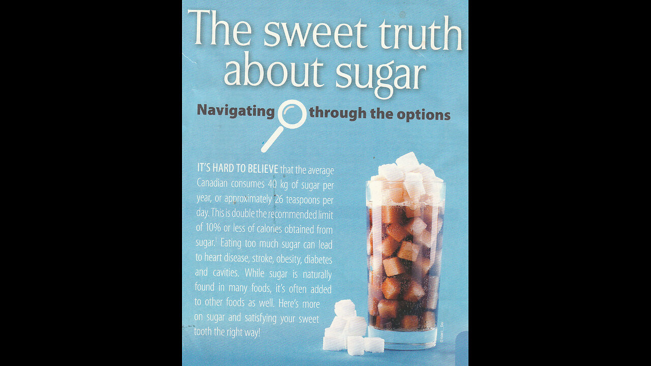 The Opinion No One Wanted - Go Sugar Free