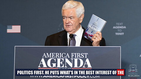 Lou Holtz Podcast Newt Gingrich Interview America First Speaker of the House Political Leadership