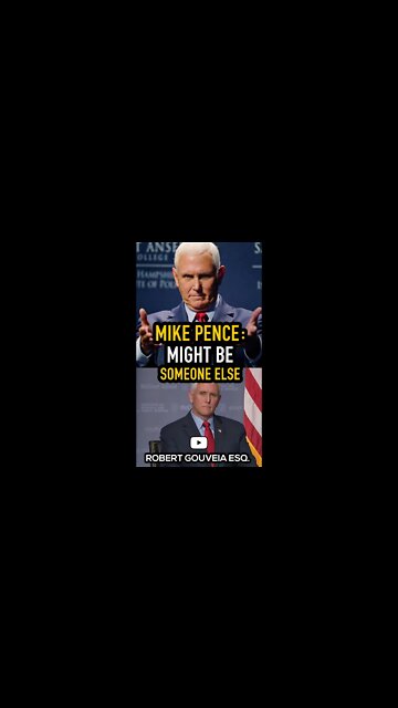 Mike Pence on 2024: Might be Someone Else! #shorts