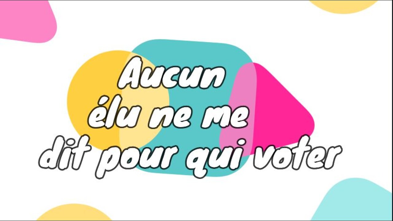 De quel droit les élus cherchent-ils à influencer nos votes ?