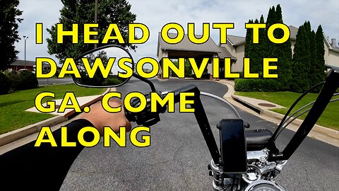 I ride from the Ellijay mountains to Dawsonville Georgia