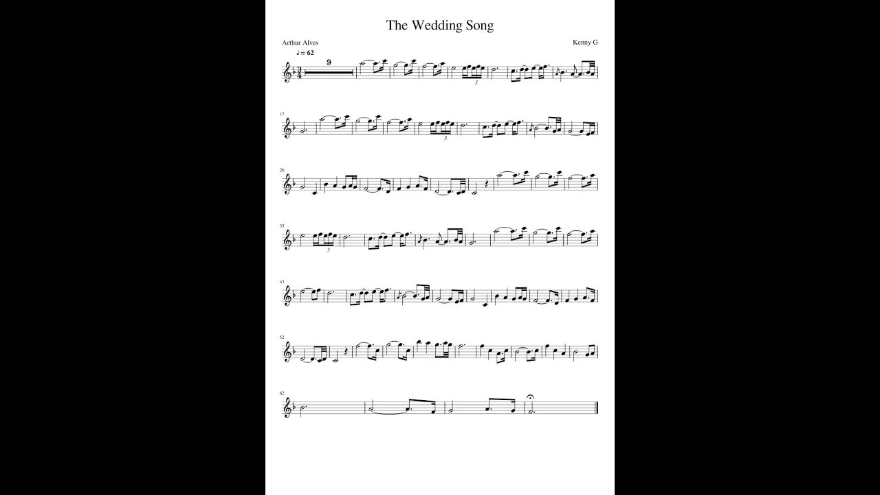 The Wedding Song By Kenny G Cover