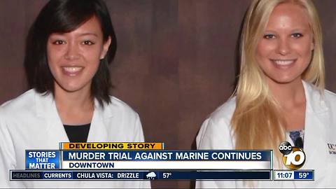 Murder trial underway against Marine