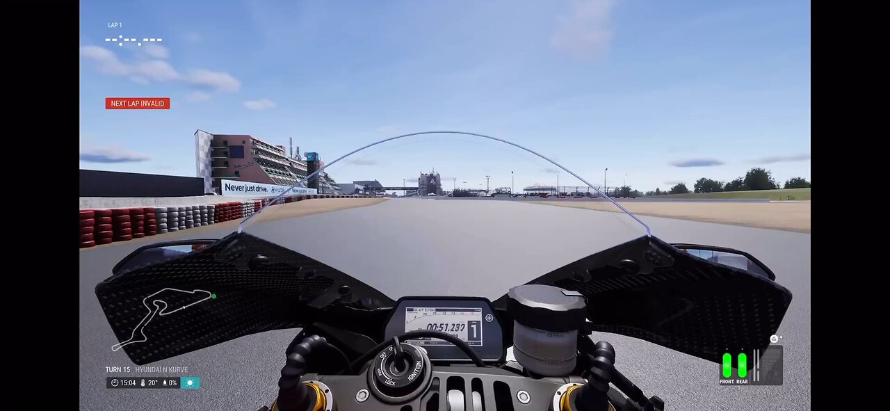 Yamaha YZF-R1 0-300kmh Nurburgring GP