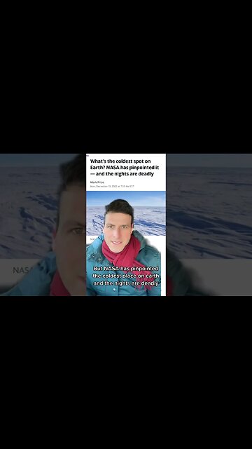 This Is The Coldest Spot on Earth 😳