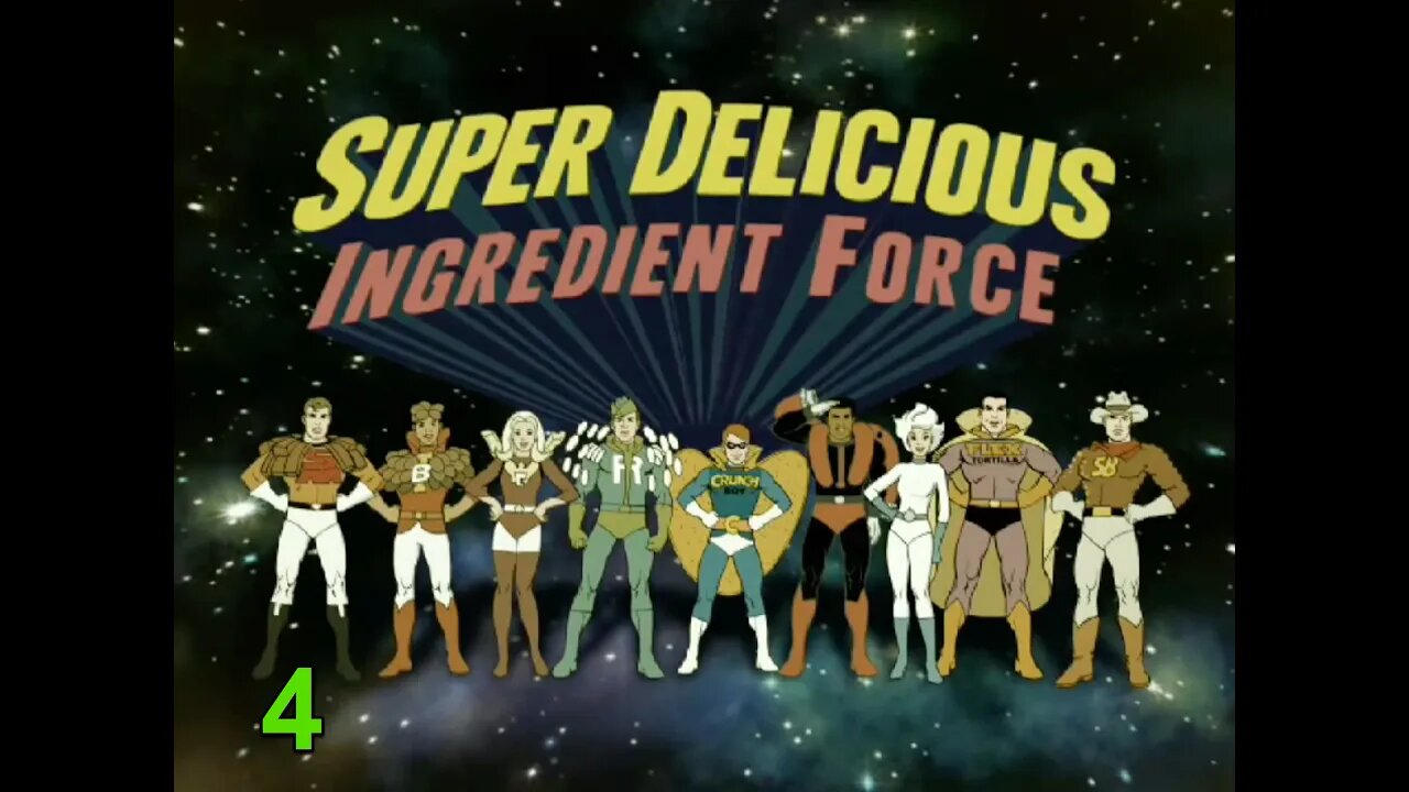 Super Delicious Ingredient Force SDIF Episode 4 Bland Bombs Away (Vintage Taco Bell Commercial)