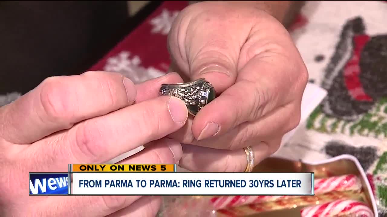 Class ring lost 30 years ago in Parma, Michigan makes its way back to Parma, Ohio high school alumn