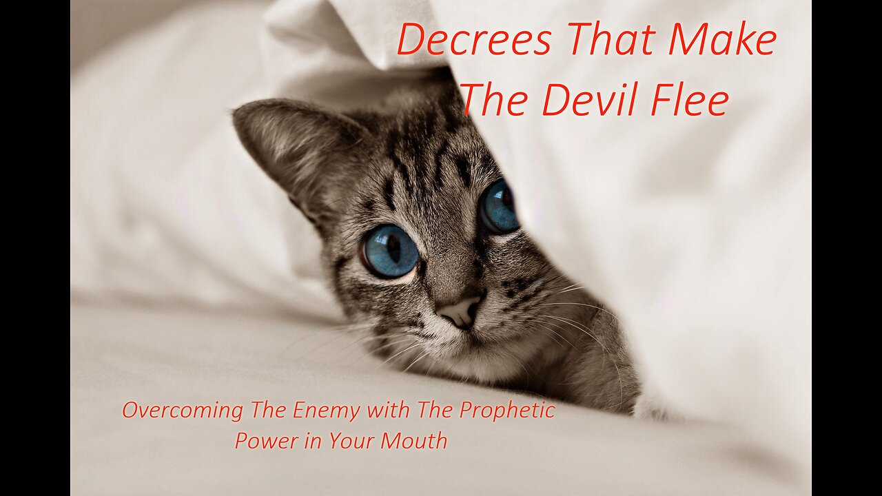 Decrees That Makes The Devil Flee Decrees Binding Enemy Oppositions