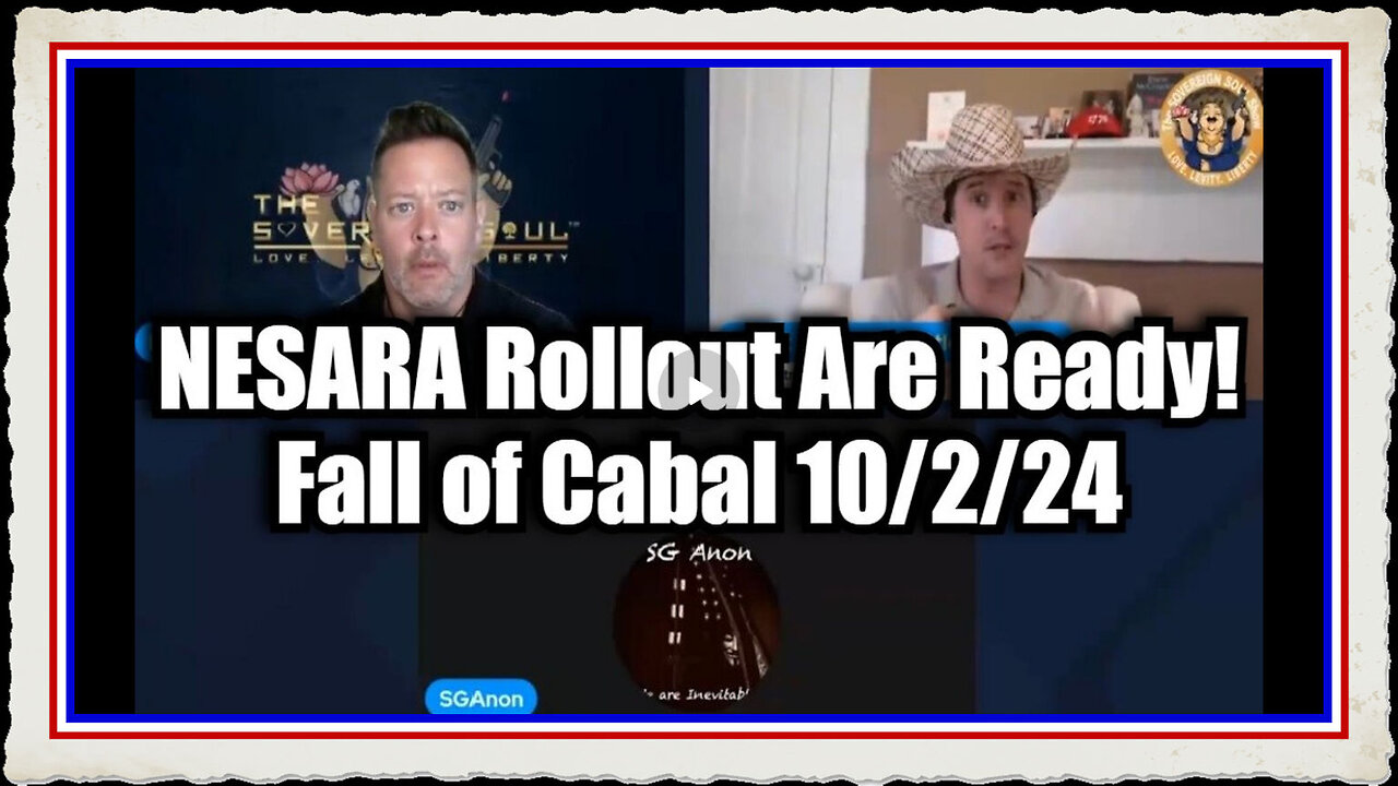 Derek Johnson SG Anon HUGE Intel Oct 2 NESARA Rollout Are Ready! Fall of Cabal!