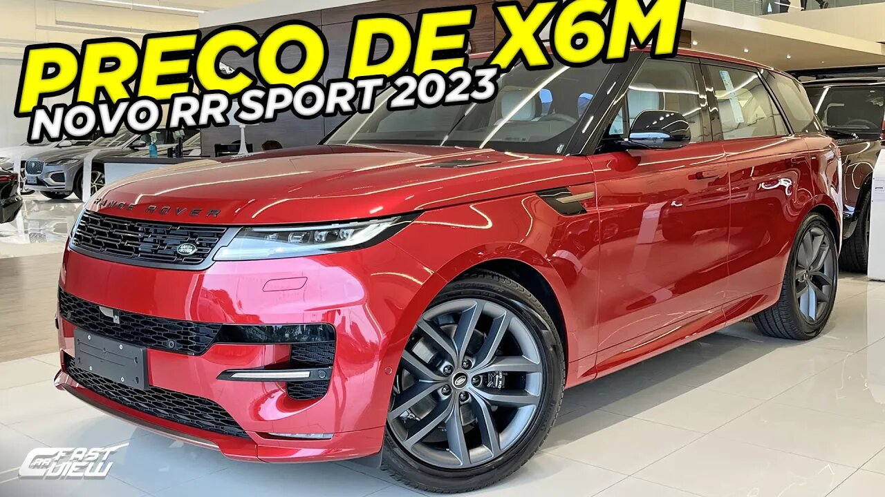 NOVO RANGE ROVER SPORT D350 HSE 2023 VERMELHO FIRENZE COM PREÇO DE BMW X6M E AUDI RSQ8 É BOA OPÇÃO?