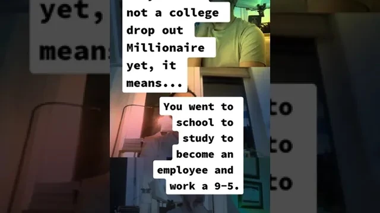 College Drop outs make the best Millionaire #9to5