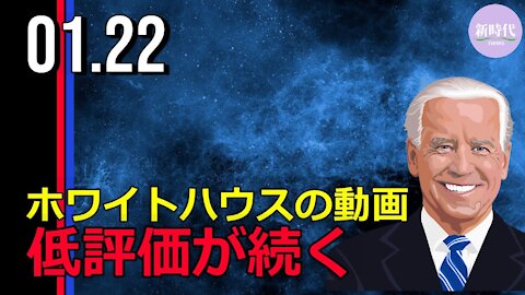 ホワイトハウスの動画、 低評価が続く