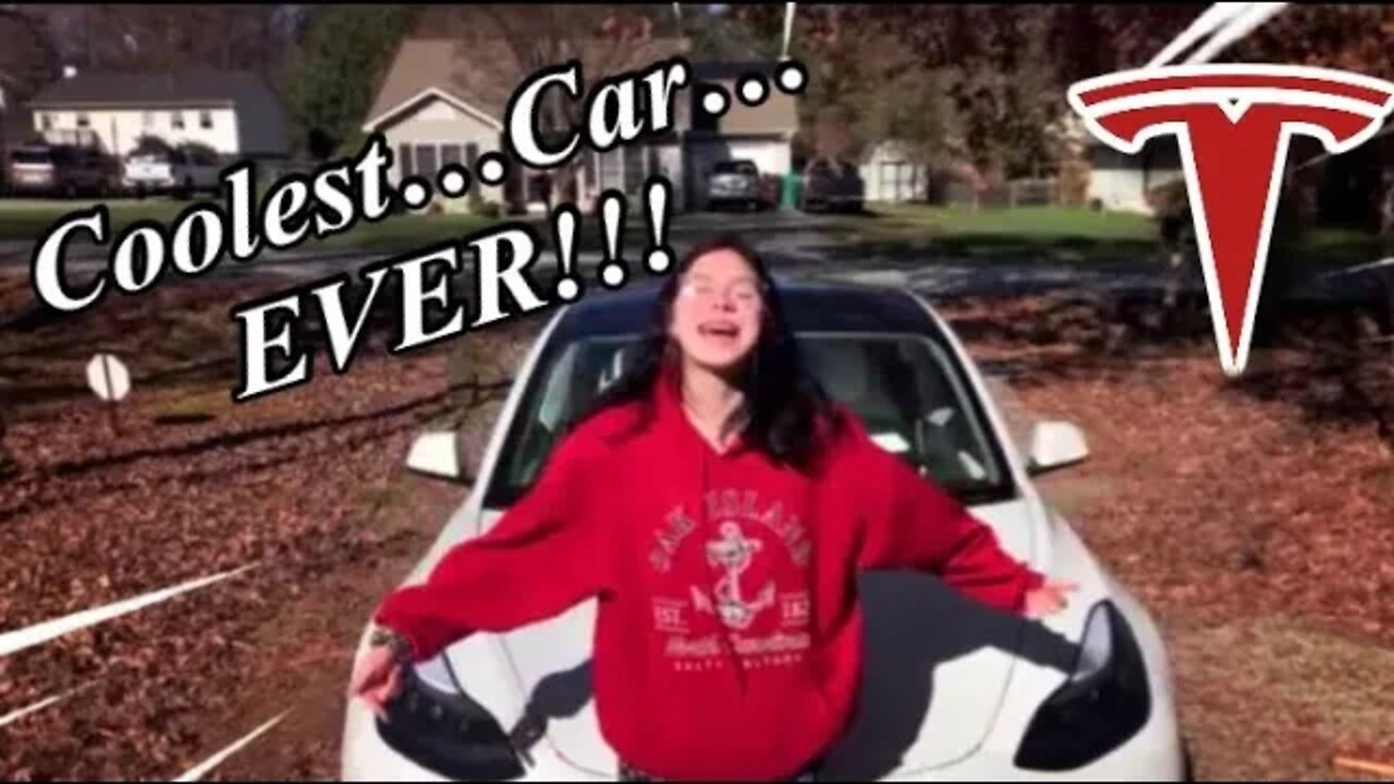 Tesla Smile Can't Stop! - Tesla Barbarian's Niece Takes Her First Tesla Test Ride in the Model 3!