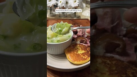 Smoked Pork Hocks and Cabbage Soup