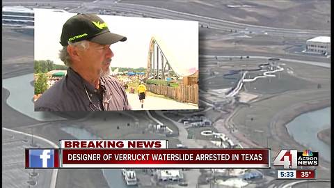 Designer of Verruckt arrested at DFW Airport