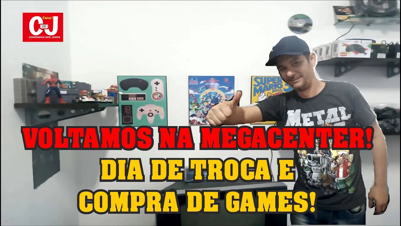 Dia de troca e compra de jogos na MegaCenter VideoGames!