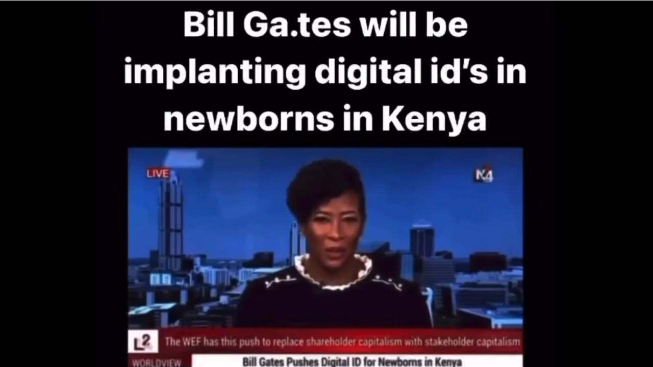 ⛔️ Bill Gates Experimenting on African Babies Again! Going to Embed Digital ID's in Kenya's NEWBORNS little bodies!