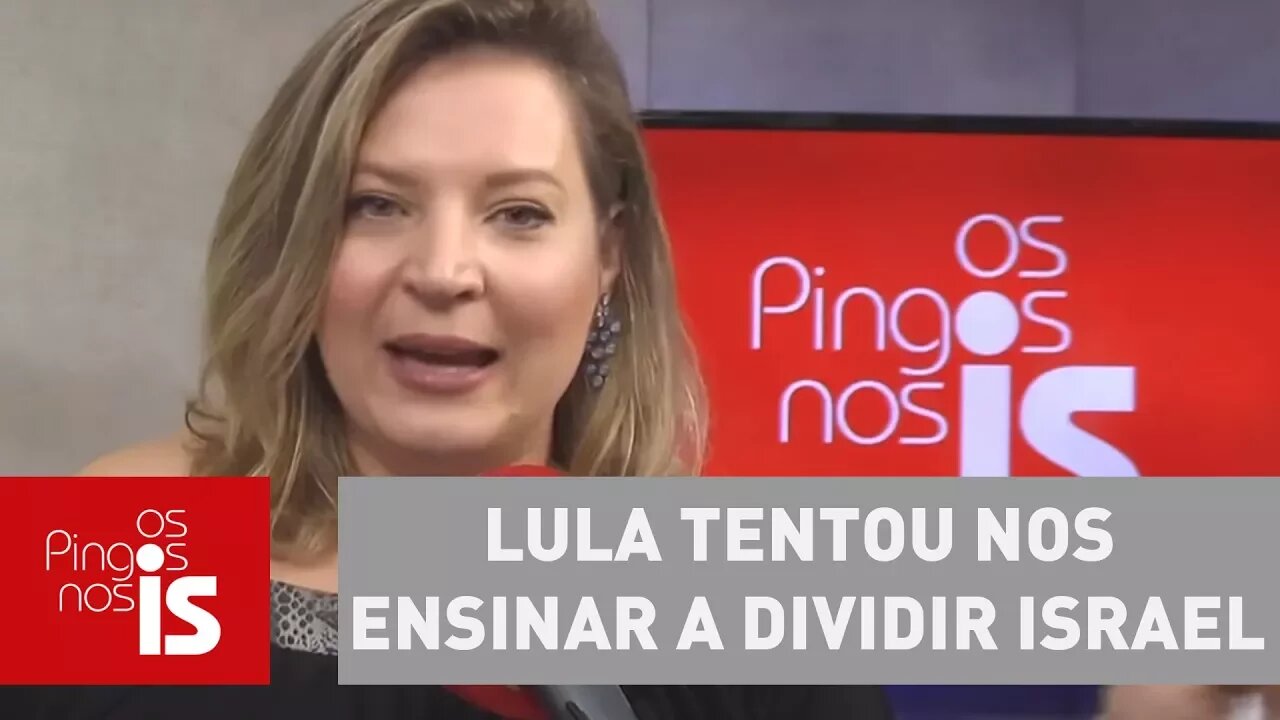 Joice: Lula tentou nos ensinar a dividir Israel e entregar aos terroristas, diz ministro Yariv