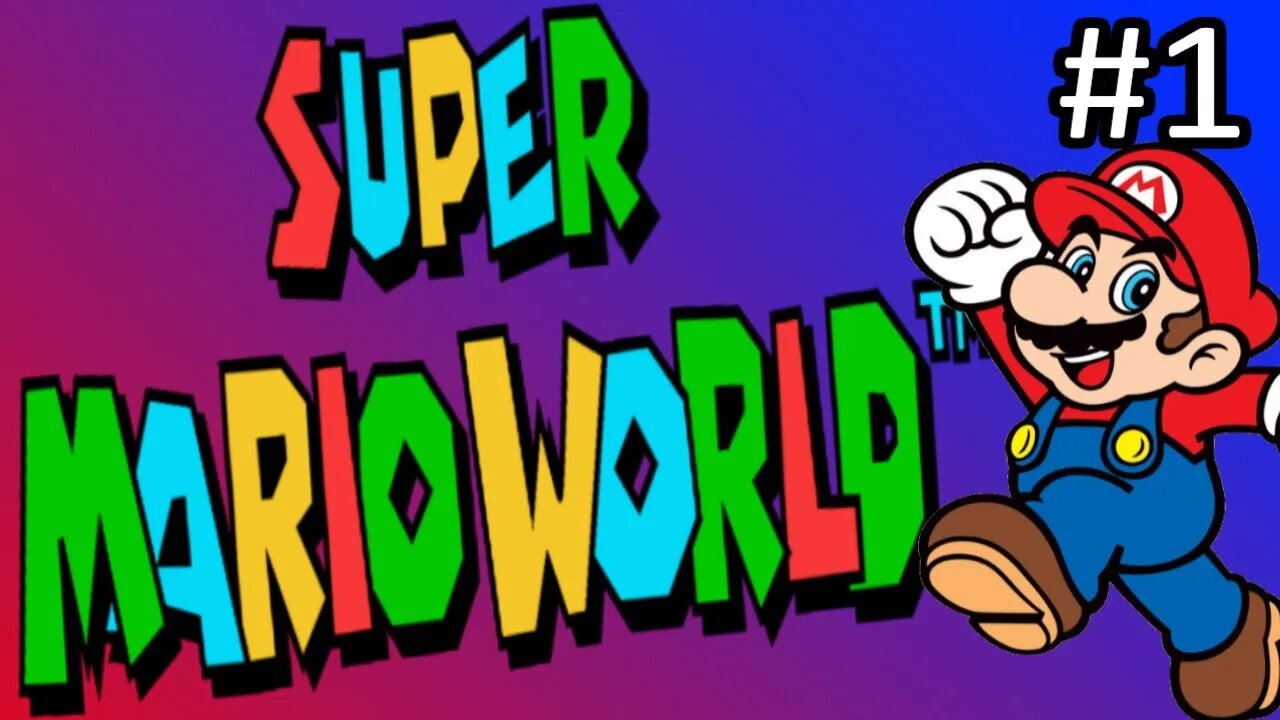 Let's Play Super Mario World - Part 1 - Jurassic Fart! | Falcopunch64