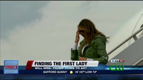Melania Trump boards plane to head to Arizona-Mexico border