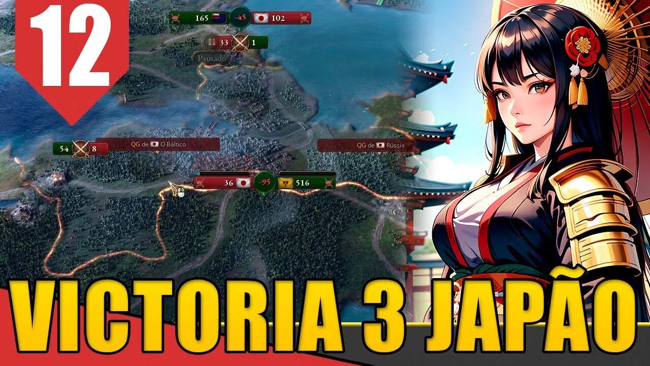 Dobrando as SUPER POTENCIAS na PAULADA - Victoria 3 Shogunato Japonês #12 [Gameplay PT-BR]