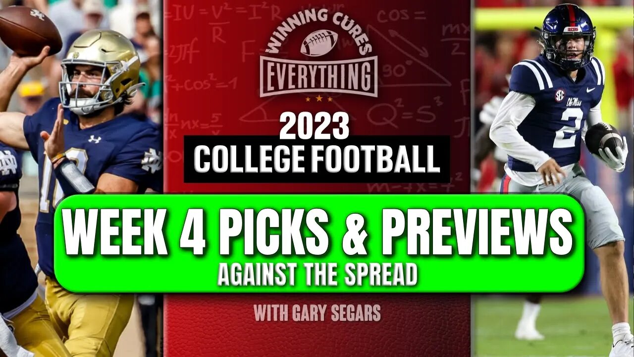 College Football Week 4 2023 Spread Picks & Predictions | 21 games!