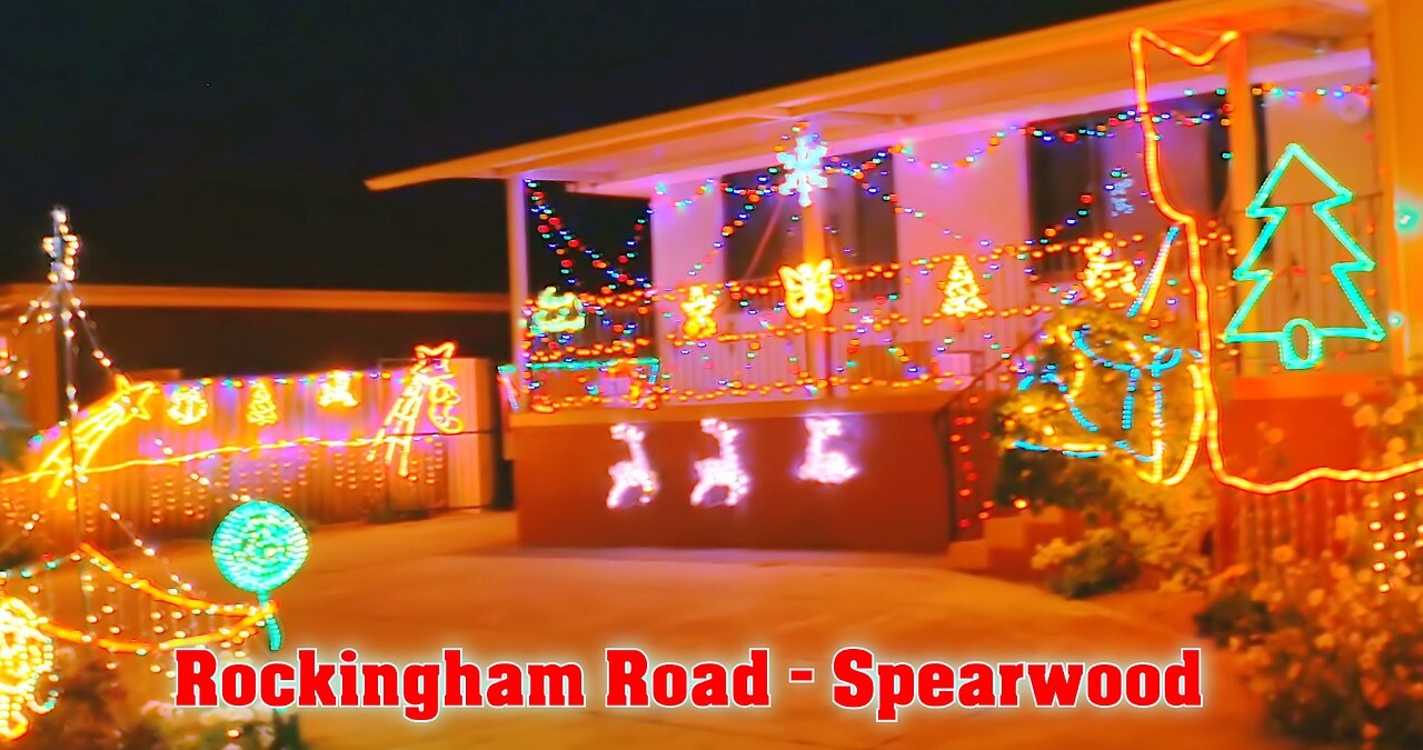 Christmas lights Perth Best Displays Rockingham Road Spearwood Australia