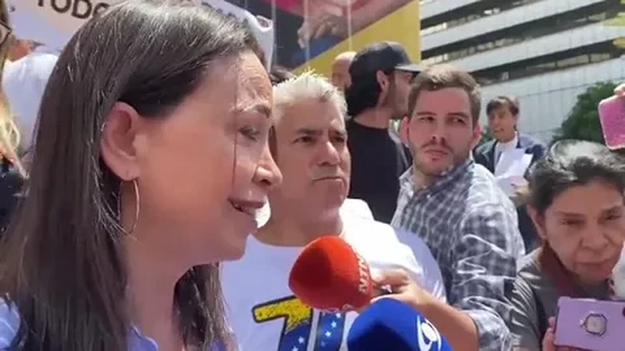 MARÍA CORINA MACHADO SE PRONUNCIA CONTRA CONDENA A 16 AÑOS DE PRISIÓN DE SINDICALISTAS VENEZOLANOS