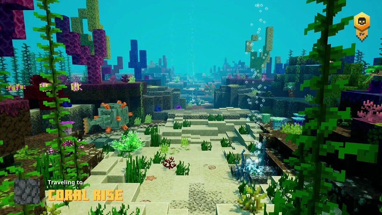 Coral Rise on Minecraft Dungeons