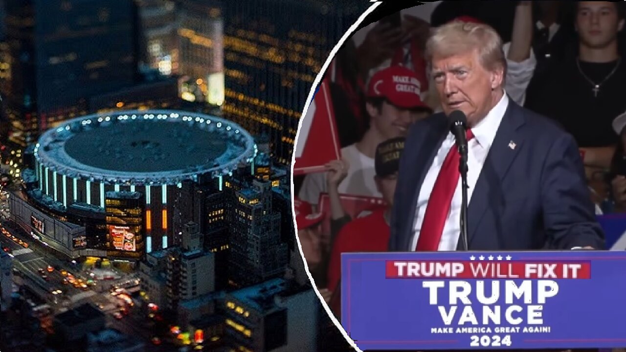 LIVE ~ Trump Holds a Rally at the Historic Madison Square Garden in New York City ~ October 27 2024