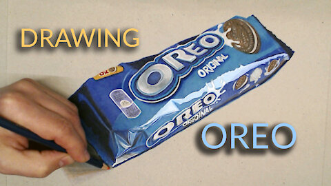 Oreo drawing. Oreo timelapse