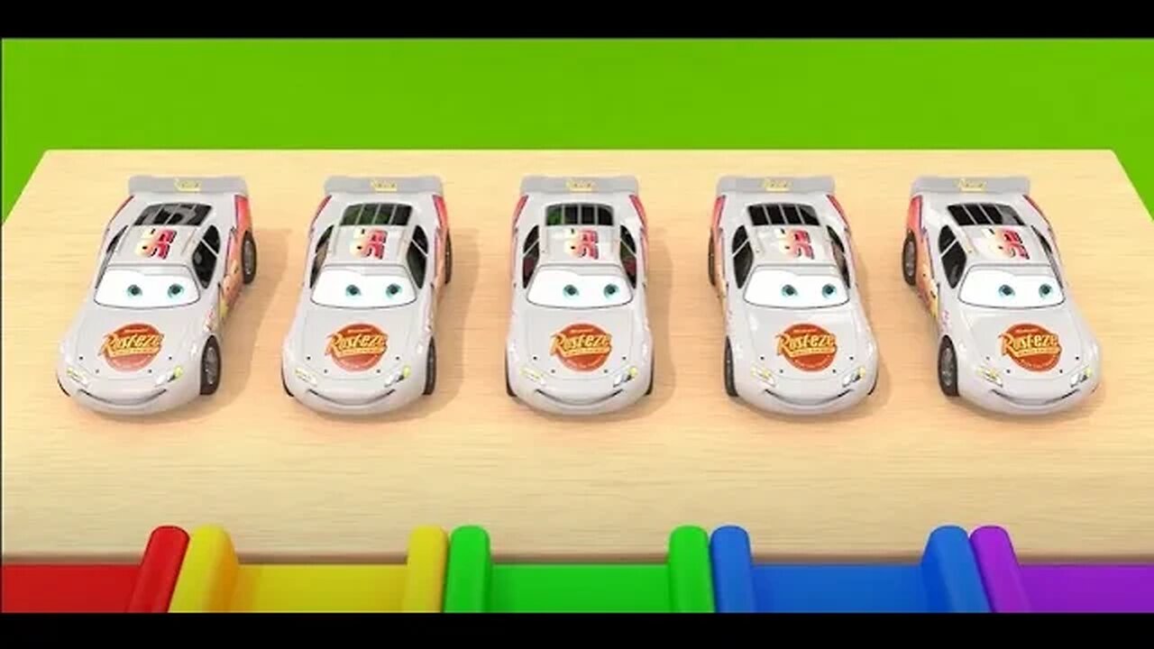 McQueen Car Assembly Surprise Soccer Ball | Street Vehicle with Learn Colors for Kids