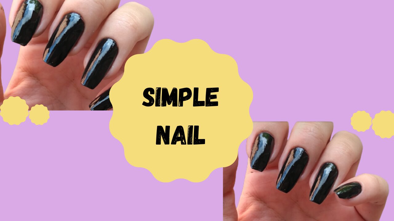 very simple nail this time