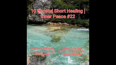 10 Second Short Healing Inner Peace | Meditation Music | Angel Guides | #22 #Meditation #shorts