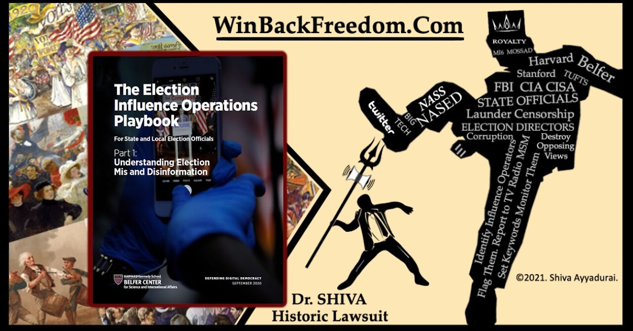 Bombshell –Dr. Shiva Exposing Government/Big-Tech State Sponsored Censorship