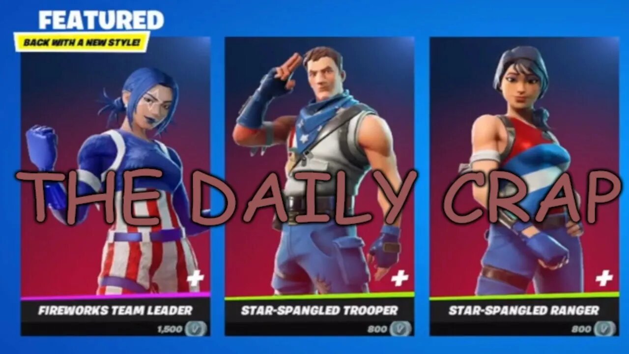 🏆💩The Daily Crap in the Item Shop of the Fortnite Store for 7/3/2023.💩🏆