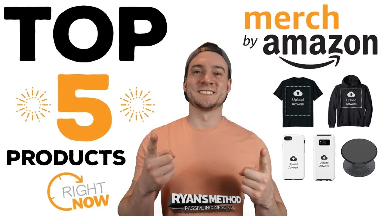 The TOP 5 Best-Selling Amazon Merch Products Right Now (Hoodies, Shirts, Phone Case, & PopSockets)