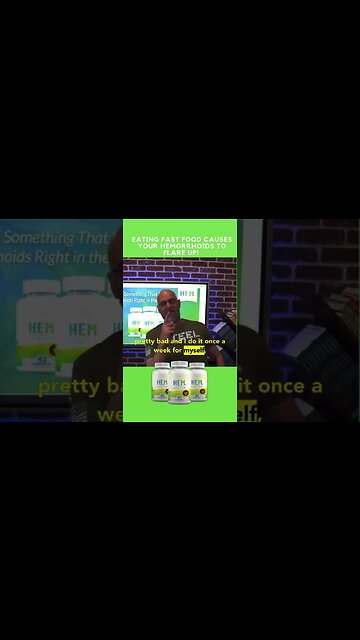 Fast Food Causes Hemorrhoids To Flare Up!