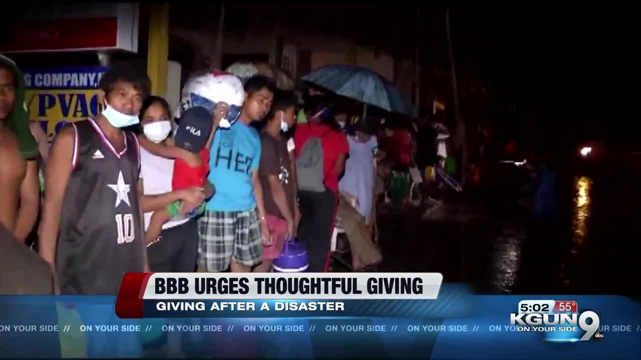 BBB urges thoughtful giving