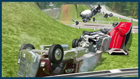 TruckFails | Cars vs Pit #90 | BeamNG.Drive |TrucksFails