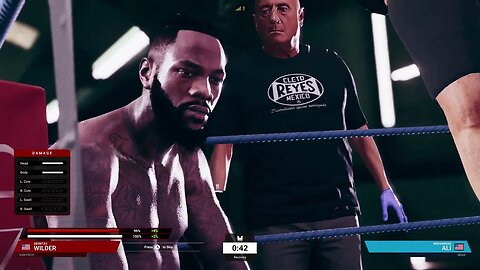 Undisputed Boxing Online Ranked Gameplay Deontay Wilder vs Muhammed Ali 3 (Chasing Platinum)