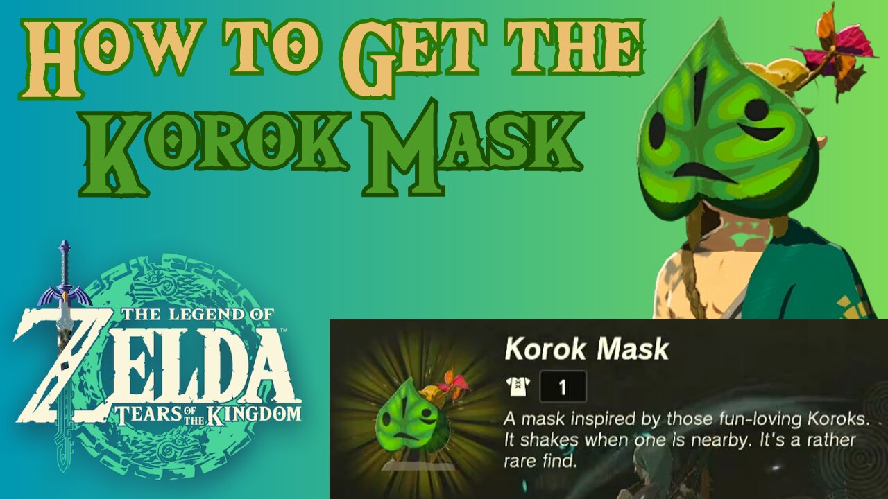 How to Find the Korok Mask in The Legend of Zelda: Tears of the Kingdom!!! #totk