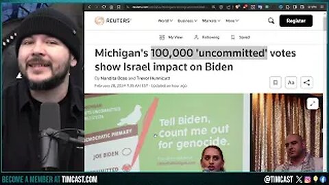 Biden LOSES PRIMARY TO UNCOMMITTED In Dearborn In HUMILIATING Loss, Trump Tracking To WIN 2024