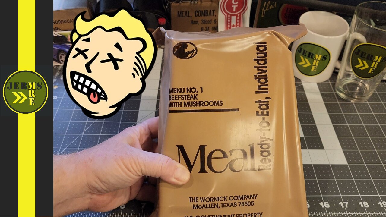 HORRID!! 2004 US MRE Menu #1 Beefsteak with Mushrooms