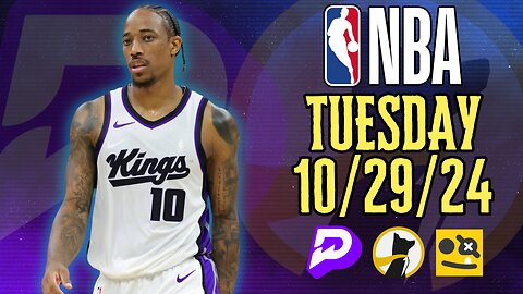 🏀 BEST NBA PLAYER PROPS | TUESDAY | 10/29/24 | 4 PICKS | BASKETBALL | TODAY | PRIZEPICKS | UNDERDOG