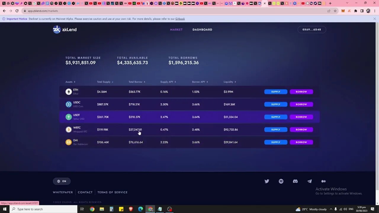 Starknet Airdrop. How To Lend And Borrow On Zklend?