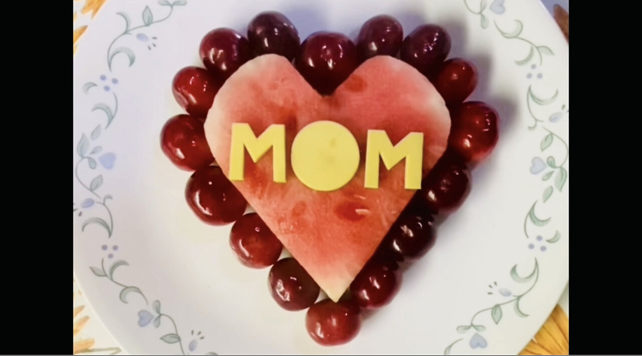 Make a simple fruit decoration/ fruit craft #art #craft #love #motherday