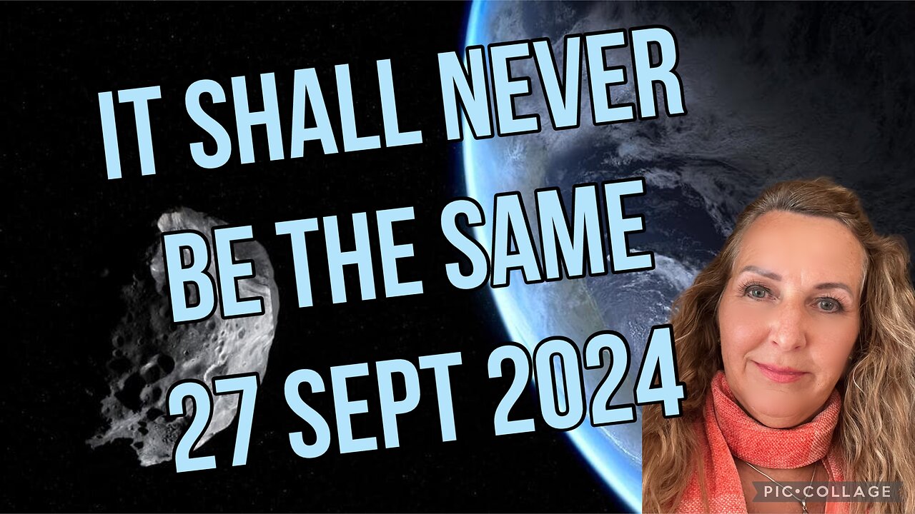 IT WILL NEVER BE THE SAME/27 Sept 2024/ prophetic word